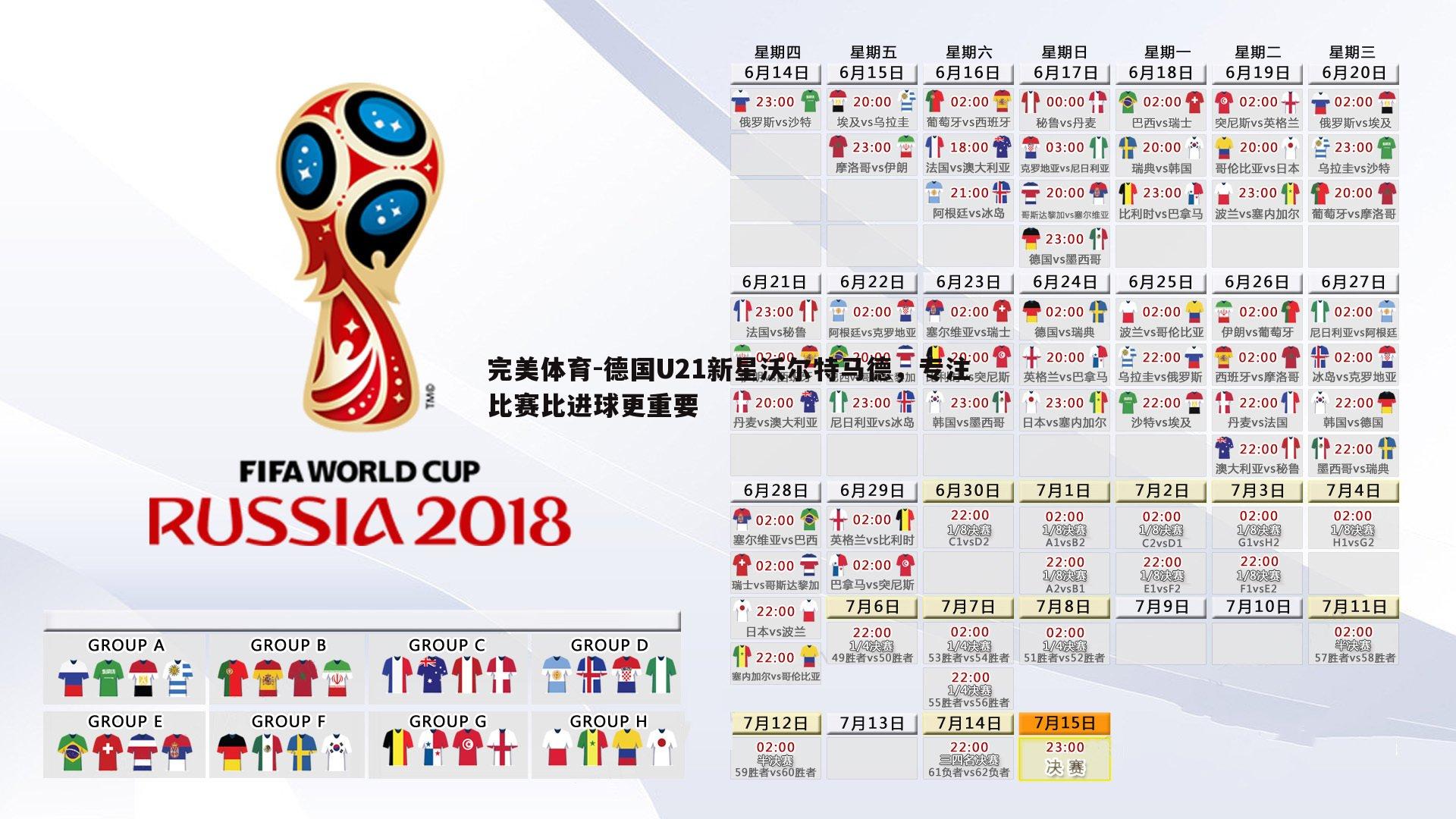 德国U21新星沃尔特马德，专注比赛比进球更重要